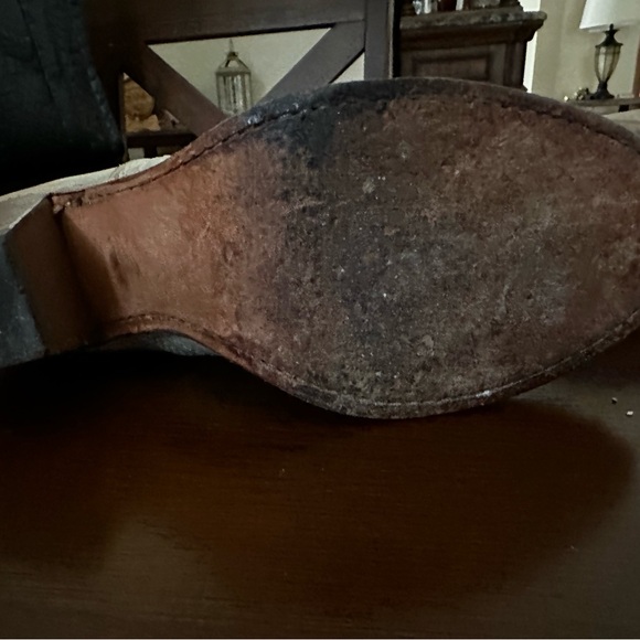 Frye Women's Beige Leather Knee-High Boots - Picture 4 of 9